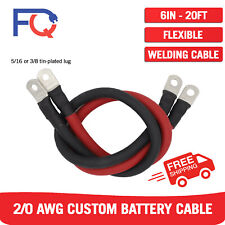 20 Awg Gauge Custom Battery Cable Copper Car Solar Power Wire Inverter Welding