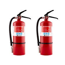 Fire Extinguisher 5 Lb. 2-pack Home Rechargeable 2-a10-bc First Alert New
