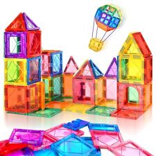 Magnetic Tiles Building Blocks Educational Stem Kids Toys Toddler Birthday Gift