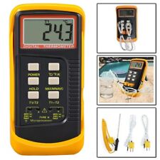 6802 Ii Digital Thermocouple Thermometer Dual Channel 2k-type Temperature Meter