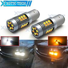 2357 Dual Color Led Turn Signal Parking Light Bulb For Chevy Ck1500 Silverado