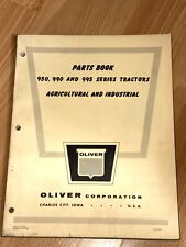 Oliver 950 990 995 Series Tractors Original Vintage Parts Book 