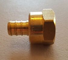 25 12 Pex X 12 Female Npt Threaded Adapter Brass Crimp Fitting - Lead Free