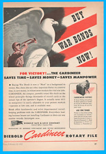 Diebold Safe Lock Co Canton Ohio Buy War Bonds Print Ad 1943 Wwii Bugle