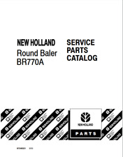 New Holland Br770a Round Baler Parts Catalog Pdfusb - 87346321