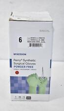 Mckesson Polyisoprene Surgical Gloves 50 Pack Powder Free Sterile Smooth Size 6