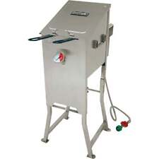 Bayou Classic 4 Gal. Stainless Steel Outdoor Fryer With Stand 700-701 Bayou