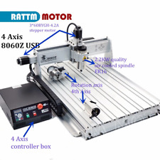 2.2kw 4 Axis Usb Mach3 8060z Cnc Milling Machine Kit For Metal Wood Engraving