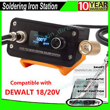 For Dewalt 20v Li-ion Battery Soldering Iron Station Welding Digital Soldering