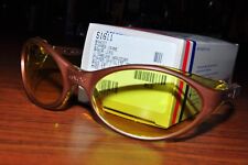 Uvex S1611 Bandit Safety Eyewear Glass Wrap Around Copper Frame Amber Lens Usa