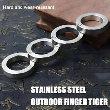 4x Stainless Steel Outdoor Rotatable Folding Ring Clasp Ring For Hiking Men Hot