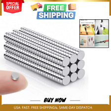 100pcs Small Magnets 5x2 Mm Mini Tiny Round Magnets Micro Magnets For Crafts