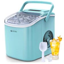 Ice Maker 26lb Cube Ice 9 In 6min Self-cleaningice Bagsstanding Ice Scoop