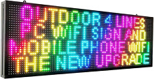 Cx P10 Led Sign With Wifi - Outdoor Full Color Programmable Led Signs 39x 14 Wit
