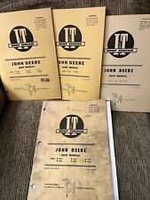 Lot Of 4 John Deere It Shop Manuals Including 10 And 20 Series  One Duplicate