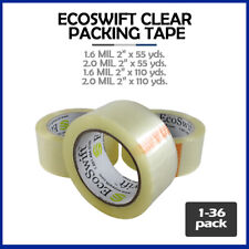 2 Ecoswift Clear Packing Tape For Packaging Carton Box Moving Shipping Tape Gun