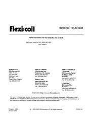 Case Ih Flexi Coil 6000 No Till Air Drill Parts Catalog