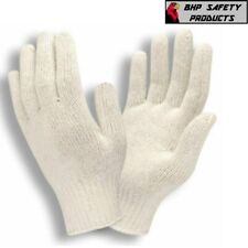 300 Pair 25 Dozen White String Knit Gloves Cotton Polyester Work Safety Gloves