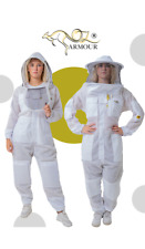 Beekeeping Premium Ventilated Bee Suit 3-layer Mesh Ultra Cool With 2 Veil L