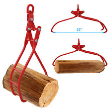 3 Claw Skidding Tongs 36 Inch Steel Log Lifting Dragging Log Tongs Timber Log