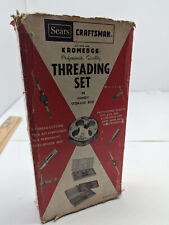 Craftsman Usa Kromedge Tap Adjustable Die Set 95200 Vintage Tool Set Sae