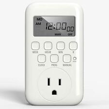 Bn-link Digital Timer Outlet 7 Day Heavy Duty Programmable Timer