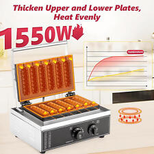 Commercial Hot Dog Waffle Maker 6-grids Electric Sausage Waffle Maker Machine