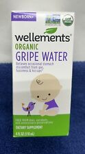 Wellements Organic Gripe Water Infants 4 Fl Oz Stomach Discomfort Gas Sh
