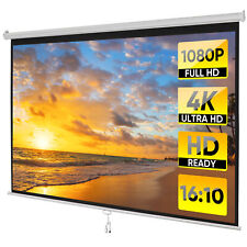Easy Pull-down 100 Projector Screen 1610hd Projection Screen Manual Home