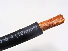 250 Ft Excelene 4 Awg Gauge Welding Cable Black Usa Made Battery Leads Copper