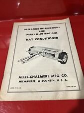 Allis Chalmers Hay Conditioner Operators Parts Manual Original Ac Tm-244 Tb58