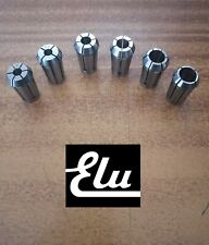 Elu Router Collet Set Of 6 Collets 6mm 8mm12mm 14 3812