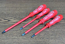 Insulated Vde Tool Screwdrivers Phslotted Set Made In Germany 4pc Set Ck Tools