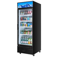 28 Merchandiser Glass Door Cooler Display Refrigerator Etl Commercial 22.4 Cf
