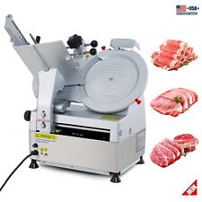 Automatic Meat Slicer 550w Commercial Deli Slicer Meat Machine With 12 Blade Us