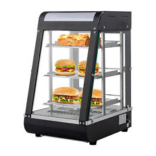 3-tier Electric Food Warmer Food Display Cabinet Pizza Egg Tart Warmer Cabinet