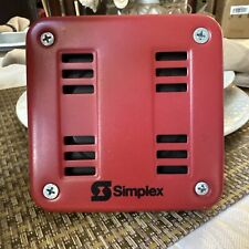 Simplex 2901-9838 Fire Alarm Horn Red