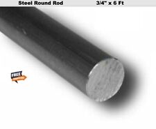 Steel Round Rod 34 X 6 Ft Solid Stock Unpolished Cold Finish Alloy 1018