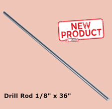 Drill Rod 18 X 36 Long Oil Hard Steel Grade O1 Decimal Equivalent .125 Inch