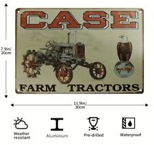 J.i. Case Farm Tractors Racine Wi 8x12 Aluminum Sign Buy More Save Up To 15