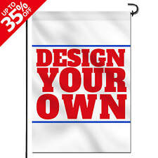 Anley Double Sided Custom Garden Flags Personalized House Flags Print Logo Image