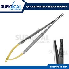 Tc Castroviejo Needle Holder 7 Straight Surgical Dental Instruments German Gr