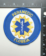 Paramedic Florida Round Collectible Uniform Jacket Vest Patch