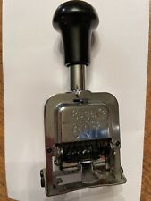 Vintage Regal 607 Automatic Consecutive 6-wheel Numbering Machine Ink Stamp