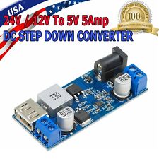 24v 12v To 5v 5a Power Module Dc-dc Step-down Power Supply Converter
