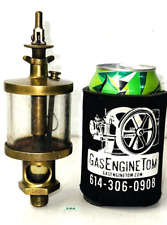 American No. 25 Brass Cylinder Oiler Hit Miss Gas Engine Steam W Fill Plug