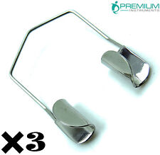 3 Barraquer Wire Speculum Solid Blade Ophthalmic Surgical Premium Instruments