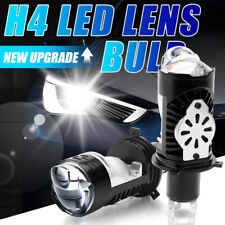 2x H4 Mini Bi-led Projector Lens Lhd Led Headlight Bulbs Hi-low Retrofit 12000lm