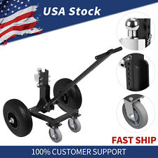 1500lbs Adjustable Height Trailer Dolly W 2 And 1-78 Ball 2x Pneumatic Tires