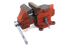 Vintage Columbian 3-12 Swivel Bench Vise W Anvil Pipe Jaws D43 12